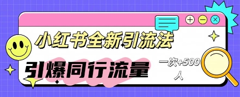 小红书群聊引流:同行流量引爆计划-青年创业网